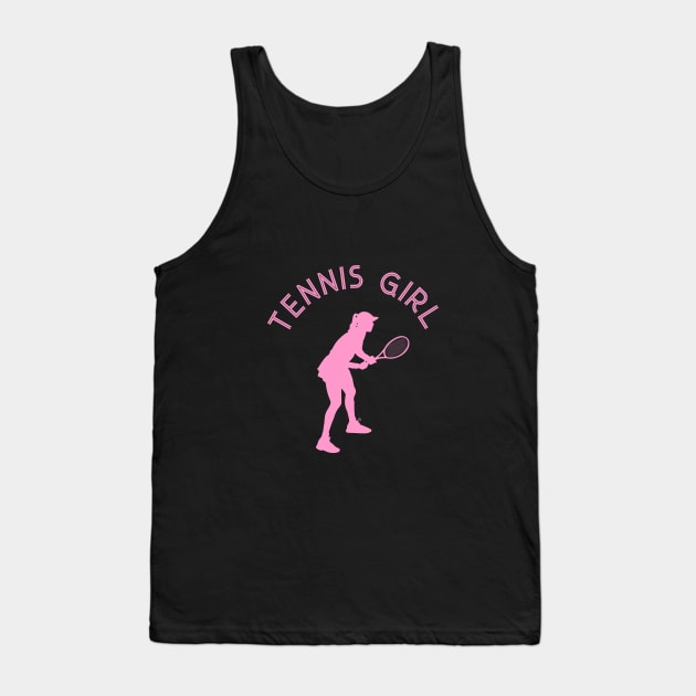 Tennis girl Tank Top by cypryanus